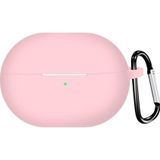 Microsonic Huawei Freebuds Pro 3 Askılı Mat Silikon Pembe Kılıf