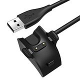Microsonic Huawei Honor Band 4 için Manyetik USB Şarj Kablosu Siyah [Honor Band 4 ile Uyumlu Şarj Kablosu - Siyah]
