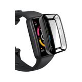 Microsonic Huawei Honor Band 6 360 Full Round Soft Silicone Siyah Kılıf
