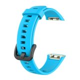 Microsonic Huawei Honor Band 6 için Kordon Silicone Sport Band Mavi [Honor Band 6 ile Uyumlu Kordon - Mavi]