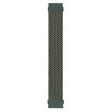 Microsonic Huawei Honor Magic Watch 2 42mm için Kordon, (Large Size, 165mm) Braided Solo Loop Band Koyu Yeşil [Honor Watch Magic 2 42mm ile Uyumlu Kordon - Koyu Yeşil]
