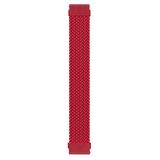Microsonic Huawei Honor Magic Watch 2 46mm için Kordon, (Large Size, 165mm) Braided Solo Loop Band Kırmızı [Honor Watch Magic 2 46mm ile Uyumlu Kordon - Kırmızı]