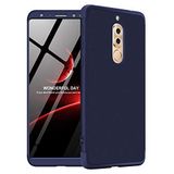 Microsonic Huawei Mate 10 Lite için Kılıf Double Dip 360 Protective Lacivert [Mate 10 Lite ile Uyumlu Kılıf - Lacivert]