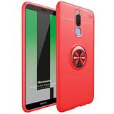 Microsonic Huawei Mate 10 Lite için Kılıf Kickstand Ring Holder Kırmızı [Mate 10 Lite ile Uyumlu Kılıf - Kırmızı]