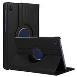 Microsonic Huawei MatePad T10 360 Rotating Stand Deri Siyah Tablet Kılıfı