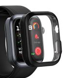 Microsonic Huawei Watch D2 Kılıf 360 Full Round Soft Silicone Siyah [Watch D2 ile Uyumlu Kılıf - Siyah]