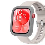 Microsonic Huawei Watch Fit 3 için Kılıf Soft Silicone Gri [Watch Fit 3 ile Uyumlu Kılıf - Gri]