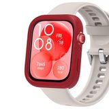 Microsonic Huawei Watch Fit 3 için Kılıf Soft Silicone Kırmızı [Watch Fit 3 ile Uyumlu Kılıf - Kırmızı]