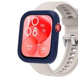 Microsonic Huawei Watch Fit 3 için Kılıf Soft Silicone Lacivert [Watch Fit 3 ile Uyumlu Kılıf - Lacivert]