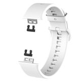 Microsonic Huawei Watch Fit için Silicone Sport Band Beyaz Kordon