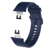 Microsonic Huawei Watch Fit için Silicone Sport Band Lacivert Kordon