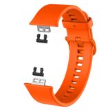 Microsonic Huawei Watch Fit Silicone Sport Band Turuncu Kordon