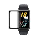 Microsonic Huawei Watch Fit Tam Kaplayan Temperli Cam Full Ekran Koruyucu Siyah