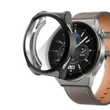 Microsonic Huawei Watch GT 3 Pro 43mm Seramik için Kılıf 360 Full Round Soft Silicone Siyah [Watch GT3 Pro 43mm Seramik ile Uyumlu Kılıf - Siyah]