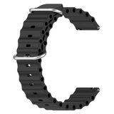Microsonic Huawei Watch GT 3 Pro Titanium Ocean Band Siyah Kordon