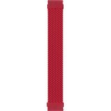 Microsonic Huawei Watch GT 4 46 mm Large 165 mm Braided Solo Loop Band Kırmızı Kordon