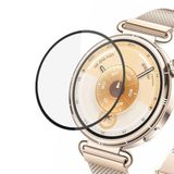 Microsonic Huawei Watch GT 6 41mm Tam Kaplayan Temperli Cam Full Ekran Koruyucu Siyah [Watch GT 6 41mm ile Uyumlu Ekran Koruyucu - Siyah]
