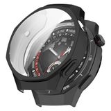 Microsonic Huawei Watch GT 6 Pro 46mm Kılıf Ekranı Tam Kaplayan 360 Full Round Soft Silicone Siyah [Watch GT 6 Pro 46mm ile Uyumlu Kılıf - Siyah]