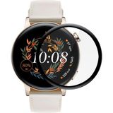 Microsonic Huawei Watch GT3 42mm Tam Kaplayan Temperli Cam Full Ekran Koruyucu Siyah