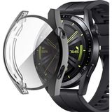 Microsonic Huawei Watch Gt3 46MM Kılıf 360 Full Round Soft Silicone Siyah