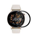 Microsonic Huawei Watch GT4 41mm Tam Kaplayan Temperli Cam Full Ekran Koruyucu Siyah [Watch GT4 41mm ile Uyumlu Ekran Koruyucu - Siyah]
