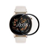 Microsonic Huawei Watch GT4 41mm Tam Kaplayan Temperli Cam Full Ekran Koruyucu Siyah