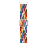 Microsonic Huawei Watch GT4 46mm için Kordon Braided Loop Band [Watch GT4 46mm ile Uyumlu Kordon - Pride Edition]