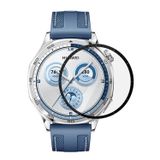 Microsonic Huawei Watch GT5 46mm Tam Kaplayan Temperli Cam Full Ekran Koruyucu Siyah [Watch GT5 46mm ile Uyumlu Ekran Koruyucu - Siyah]