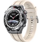 Microsonic Huawei Watch Ultimate Silicone Sport Band Bej Kordon