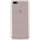 Microsonic Huawei Y5 2018 Transparent Soft Beyaz Kılıf