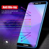 Microsonic Huawei Y7 2018 Tam Kaplayan Temperli Cam Film Siyah Cep Telefonu Ekran Koruyucusu