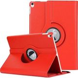 Microsonic iPad Pro 10.5 360 Dönerli Stand Deri Kırmızı Kılıf