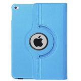 Microsonic iPad Pro 12.9 360 Dönerli Stand Deri Mavi Kılıf