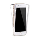 Microsonic iPhone 8 Plus 6 tarafı tam full koruma 360 Clear Kılıf