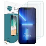 Microsonic iPhone Uyumlu 13 Pro Screen Protector Nano Glass 3 Adet Cam Ekran Koruyucu