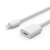 Microsonic Lightning iPhone Uzatma Kablosu Beyaz