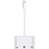Microsonic Lightning to Ethernet & USB Adapter Kablo, iPhone, iPad USB, Ethernet Dönüştürücü Adaptör Beyaz