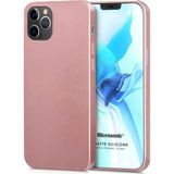 Microsonic Matte Silicone Apple iPhone 12 Pro Gold Cep Telefon Kılıfı