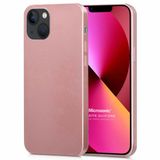 Microsonic Matte Silicone Apple iPhone 13 Rose Gold Cep Telefon Kılıfı