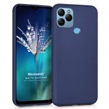 Microsonic Matte Silicone General Mobile GM 21 için Kılıf Lacivert [GM 21 ile Uyumlu Kılıf - Lacivert]