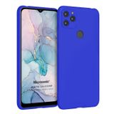 Microsonic Matte Silicone General Mobile GM 22 Mavi Cep Telefonu Kılıfı