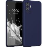 Microsonic Matte Silicone Infinix Hot 12 Lacivert Cep Telefonu Kılıfı
