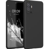 Microsonic Matte Silicone Infinix Hot 12 Siyah Cep Telefonu Kılıfı
