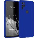 Microsonic Matte Silicone Omix X300 Mavi Cep Telefonu Kılıfı