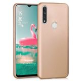 Microsonic Matte Silicone Oppo A31 için Kılıf Gold [A31 ile Uyumlu Kılıf - Gold]