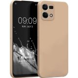 Microsonic Matte Silicone Oppo Reno 7 4G Gold Cep Telefonu Kılıfı