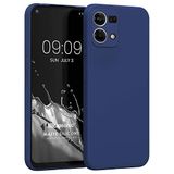 Microsonic Matte Silicone Oppo Reno 7 4G için Kılıf Lacivert [Reno 7 4G ile Uyumlu Kılıf - Lacivert]