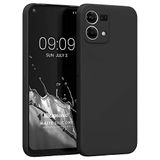 Microsonic Matte Silicone Oppo Reno 7 4G için Kılıf Siyah [Reno 7 4G ile Uyumlu Kılıf - Siyah]