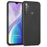 Microsonic Matte Silicone Realme 5i için Kılıf Siyah [Realme 5i ile Uyumlu Kılıf - Siyah]