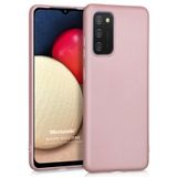 Microsonic Matte Silicone Samsung Galaxy A02S Kılıf Rose Gold